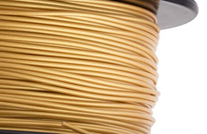 HATCHBOX 1.75mm Gold PLA 3D Printer Filament, 1 KG Spool, Dimensional Accuracy +/- 0.03 mm, 3D Printing Filament