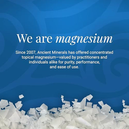 Ancient Minerals Magnesium Bath Flakes - Bathing Alternative to Epsom Salt - Soak in Natural Salts - High-Absorption Efficiency for Relaxation, Wellness & Muscle Relief (4 .4 lb)