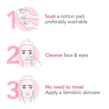 Bioderma - Sensibio - H2O Micellar Water - Makeup Remover Cleanser - Face Cleanser for Sensitive Skin