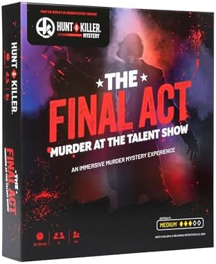 Hunt A Killer: The Final Act: Murder at The Talent Show, an Immersive True Crime Experience, for Fans of Criminal Minds and Forensic Files, Includes 90-120 Minutes of Explicit Content, for Ages 14+