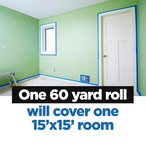 ScotchBlue Original Multi-Surface Painters Tape, 2 Inch Wide (1.88 In. x 60 Yds), 3 Rolls, Blue Paint Tape Protects Surfaces and Removes Easily, Masking Tape for Indoor and Outdoor Use (2090-48EP3)
