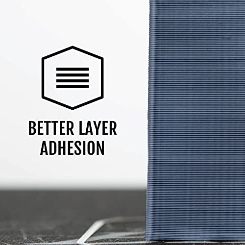 HATCHBOX 1.75mm Gray Blue PLA 3D Printer Filament, 1 KG Spool, Dimensional Accuracy +/- 0.03 mm, 3D Printing Filament