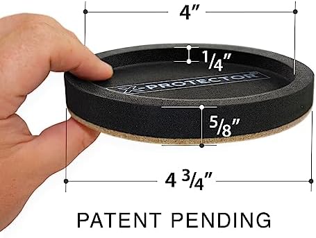 Felt Furniture Sliders for Hardwood Floors X-PROTECTOR 8 PCS 4 3/4” - Furniture Slider with Unique Design - Heavy-Duty Furniture Movers for Hard Surfaces - Felt Sliders - Move Your Furniture Easily!