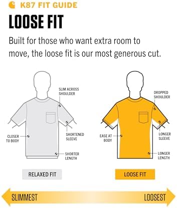 Carhartt Men's Loose Fit Heavyweight Short-Sleeve Pocket T-Shirt (Also Available in Big & Tall)