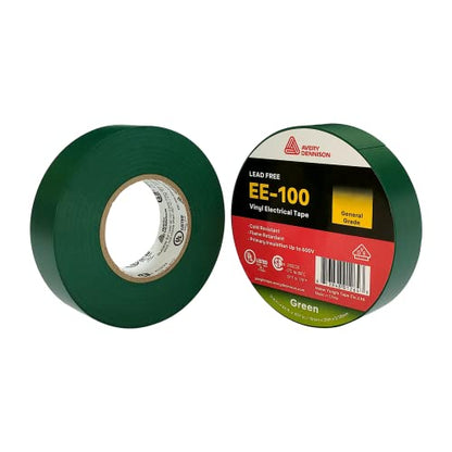 Electrical Tape, 10 Rolls General Use PVC Electric Tape, UL/CSA Listed ¾ in x 66 ft Insulating Vinyl Tape for Electrical, Repairs, Automotive and Equipment, EE-100, Green