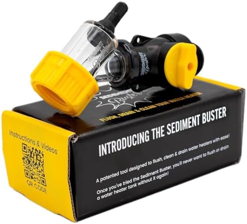 Water Heater Tool UL Verified V699054 – Flushes, Cleans, Drains, Breaks Up Sediment Clogs from Electric or Gas Water Heaters – Easy to Use