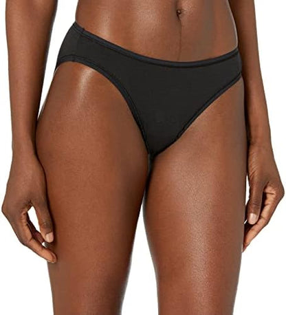 Amazon Essentials Women's Cotton Bikini Brief Underwear (Available in Plus Size), Multipacks