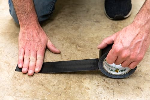 Duck Color Duct Tape 3-Pack, 1.88 Inches x 30 Yards, 90 Yards Total, 3-Roll Pack, Black, 3 Piece (242913)