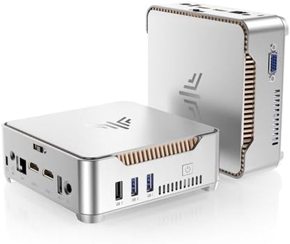 KAMRUI GK3Plus Mini PC, 16GB RAM 512GB M.2 SSD Mini Computers,12th Alder Lake N95 (up to 3.4GHz) Micro PC, 2.5''SSD, Gigabit Ethernet,4K UHD,Three Screen Display, WiFi,BT,VESA/Home/Business Small pc
