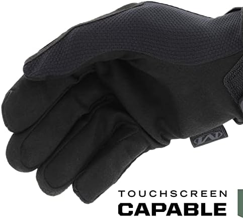 Mechanix Wear Original Tactical Glove - High Performance Anti-Slip Grip Safety Gloves - Impact Resistant & Touchscreen Capable - Medium - Covert Black