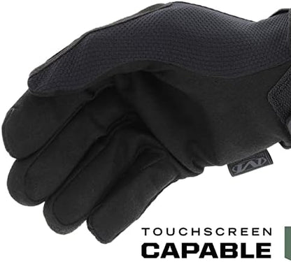 Mechanix Wear Original Tactical Glove - High Performance Anti-Slip Grip Safety Gloves - Impact Resistant & Touchscreen Capable - Medium - Covert Black