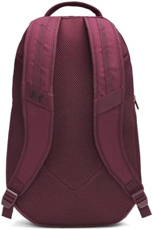Under Armour Hustle 6.0 Backpack, Dark Maroon/Dark Maroon, One Size