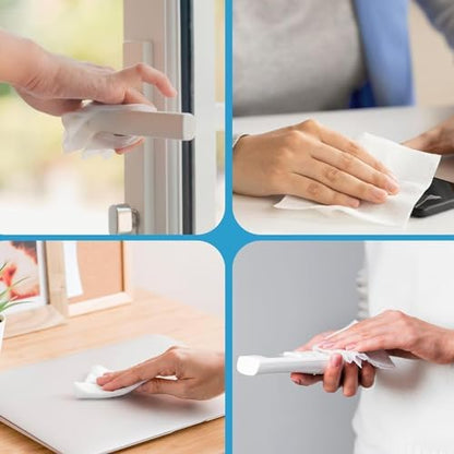 Perfect Stix White MultiFold Paper Towels- Pack of 4-250ct. Total 1000 Towels. 9.2 x 9.2 Sheets. 1000 Count