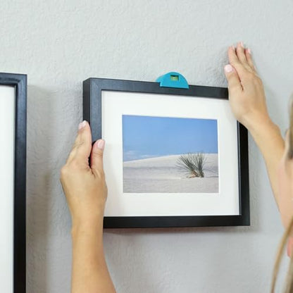 Go Hang It! Pro, All-in-One Picture Hanging Kit - Picture Leveling and Hanging Tool - Hang Sawtooth/Wire Hangers - Wall Hanging Kit and Level Tool - Hardware Case with 85-Piece Hanging Essentials