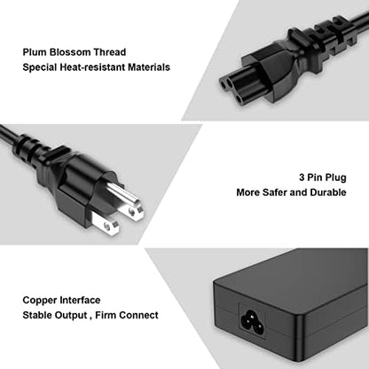 IEFUU 65W 45W Charger Compatible with Dell Inspiron 11/13/14/15/17 3000 5000 7000 Series(3583 3593 5570) ，Latitude E5450 XPS 13 - 65 Watt 45 Watt AC 2-in-1