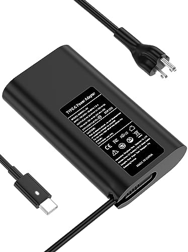 TSKYBEAR 65W 45Watt Compatible with Dell Laptop USB C Charger Latitude 5420 5520 5320 7420 5430 7390 7320 7400,XPS 13 Chromebook 3100 Computer Type C Fast Charging AC Adapter Power Supply Cord