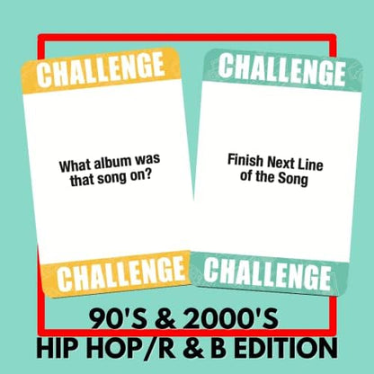 Lyrically Correct '90s & 2000s Music Trivia Card Game - Hip Hop and R&B Edition - Finish The Lyrics Challenge, Fun for Adults, Party or Family Night
