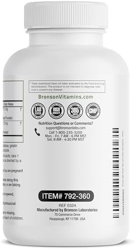 Bronson Milk Thistle Silymarin Marianum & Dandelion Root Liver Health Support, Antioxidant Support, Detox, 360 Capsules