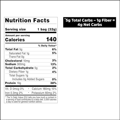 Quest Nutrition Tortilla Style Protein Chips, Ranch, Baked, 19g Protein, 4g Net Carb, Low Carb, Gluten Free, 1.1 Ounce (Pack of 12)
