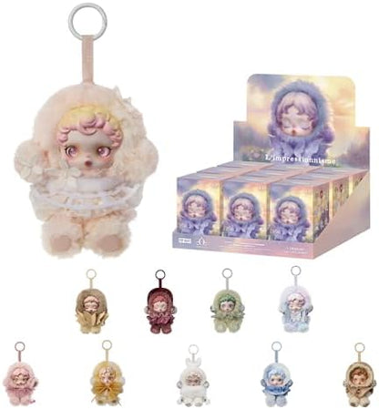 POP MART SKULLPANDA L’impressionnisme Series Plush Doll 9 PCs Blind Box Figures, Random Design Action Figures Collectible Toys Home Decorations, Holiday Birthday Gifts for Girls and Boys, Whole Set