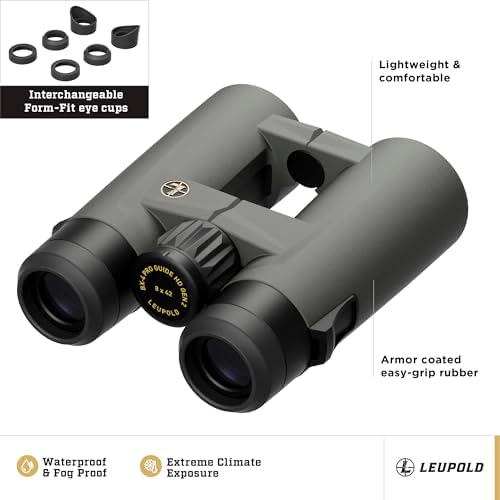 Leupold BX-4 Pro Guide HD Binoculars, 8x42mm Gen 2 (184760)