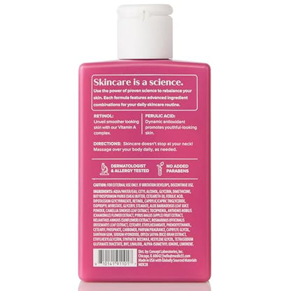 Medix 5.5 Retinol Body Lotion Firming Moisturizer | Crepey Skin Care Treatment | Retinol Body Cream | Firming Cream Targets Look Of Crepe Skin, Wrinkles, & Sagging, 3 Fl Oz Travel Size, 3-Pack