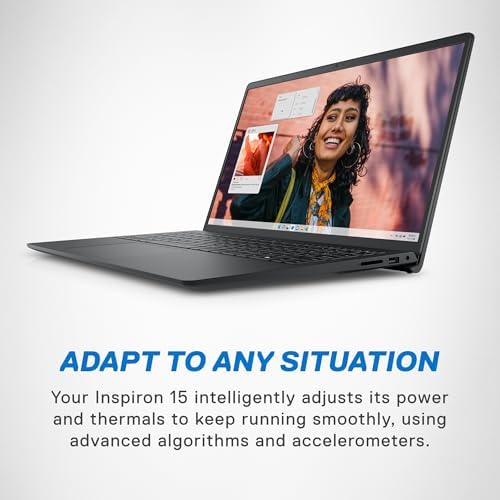 Dell Inspiron 3530 Laptop - 15.6-inch FHD (1920x1080) Display, Intel Core i3-1305U Processor, 8GB DDR4 RAM, 512GB SSD, Intel UHD Graphics, Windows 11 Home, Onsite Service - Carbon Black
