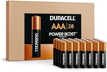 Duracell Coppertop AAA Batteries with Power Boost Ingredients, Triple A Batteries, 28 Count (Pack of 1), Re-closable Pack for Quick Access and Organized Storage, Alkaline AAA Battery