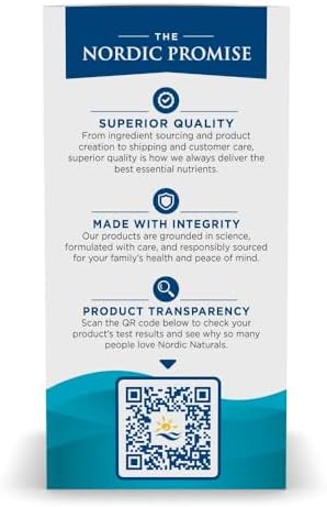 Nordic Naturals Ultimate Omega, Lemon Flavor - 120 Soft Gels - 1280 mg Omega-3 - High-Potency Fish Oil Supplement with EPA & DHA - Promotes Brain & Heart Health - Non-GMO - 60 Servings