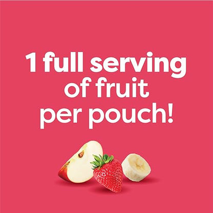 Beech-Nut Baby Food Pouches Variety Pack, Berry Blends Fruit Purees, 3.5 oz (18 Pack)