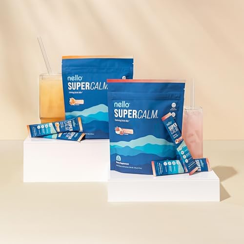 Supercalm Drink Mix - Ashwagandha KSM 66, Magnesium Glycinate & L-Theanine Supplement - Ashwagandha Root Extract - Focus and Relaxation Support (20 Travel Packets) - Orange Creamsicle