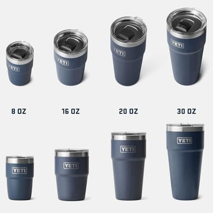 YETI Rambler 16 oz Stackable Tumbler, Vacuum Insulated, Stainless Steel with MagSlider Lid