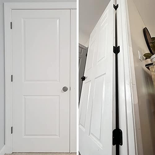 30 Pack Rounded Matte Black Door Hinges 3.5 Inch 5/8" Radius Interior 3 1/2" Flat Iron Bifold Residential Standard Bedroom Indoor for Doors 3 ½"Hardware Control House Home Decor Essentials Accessories