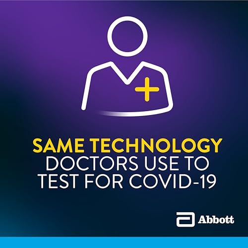 BinaxNOW COVID-19 Antigen Self Test, 1 Pack, 10 Tests Total, COVID Test With 15-Minute Results Without Sending to a Lab, Easy to Use at Home