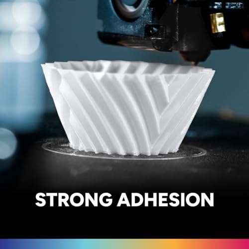 OVERTURE PLA Filament 1.75mm, Neatly Wound 3D Printer Filament 1kg Spool (2.2lbs), Dimensional Accuracy +/- 0.02 mm, Fit Most FDM 3D Printers (Cold White 1-Pack)