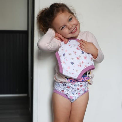 BIG ELEPHANT Potty Training Underwear - 10 Pack, 100% Cotton Absorbent Unisex Toddler Pee Pants for Boys Girls