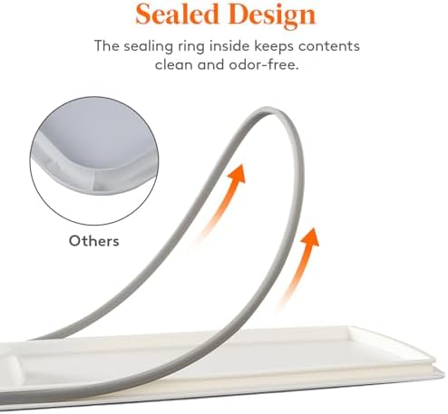 Lifewit Rice Dispenser 25 Lbs(11.3kg), Rice Storage Container Sealed Moisture Proof with Measuring Cup for Kitchen Pantry Household, BPA-Free