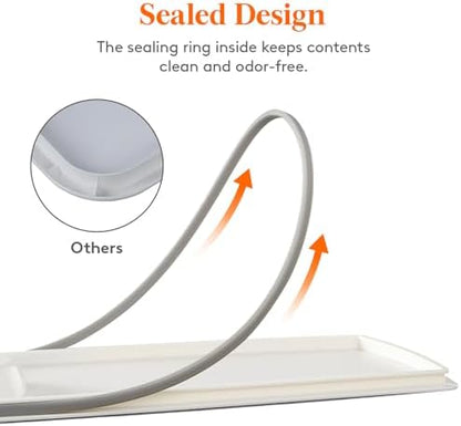 Lifewit Rice Dispenser 25 Lbs(11.3kg), Rice Storage Container Sealed Moisture Proof with Measuring Cup for Kitchen Pantry Household, BPA-Free