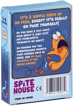 Go F Yourself! – The Grown Up Go Fish Card Game You've Always Wanted | Hilarious Party Game for Grown Ups, 2+ Players | 52 Cards, 13 Unique Pairs