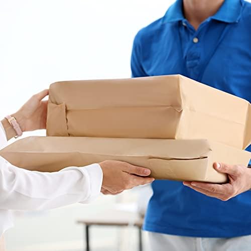 Metronic Poly Mailers 14.5x19 100 Pcs | Medium Size Shipping Bags for Clothes | Large Poly Mailer Bags, Shipping Envelopes, Mailing Bags for Small Business, Strong Adhensive Poly Bags Champagne