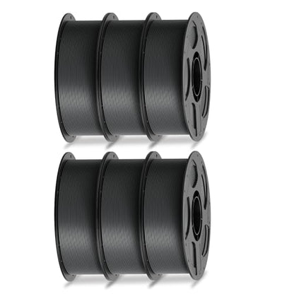 ANYCUBIC PLA Filament 1.75mm Bundle, 3D Printer Filament 1.75mm Dimensional Accuracy +/- 0.02mm, 1KG Spool (2.2 lbs), 6KG Gray
