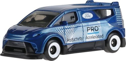 Hot Wheels Toy Trucks 10-Pack, Set of 10 Die-Cast 1:64 Scale Utility, Racing & Other Pickups or Vans, Modern & Retro Models (Styles May Vary)