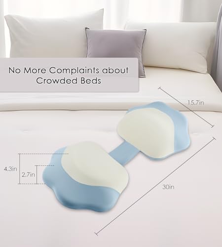 Pregnancy Pillows for Sleeping, Memory Foam Maternity Pillow Support for Back Belly HIPS, Adjustable Travel Wedge Pillow for Pregnant Women, Side Spleeping Pregnant Pillows with Cooling Pillowcase