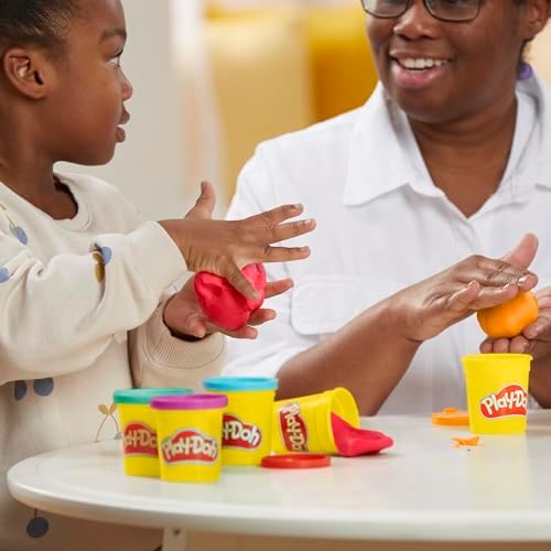 Play-Doh Modeling Compound 24-Pack Case of Colors, Non-Toxic, 3 Oz Cans of Assort. Colors, Back to School Classroom Supplies, Preschool Toys, Ages 2+ (Amazon Exclusive)