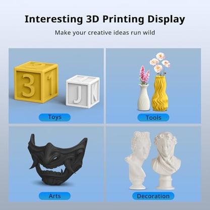 ANYCUBIC Matte PLA Filament 1.75mm, 3D Printing PLA Filament 1.75mm Dimensional Accuracy +/- 0.02mm, 1KG Spool (2.2 lbs), Matte Black