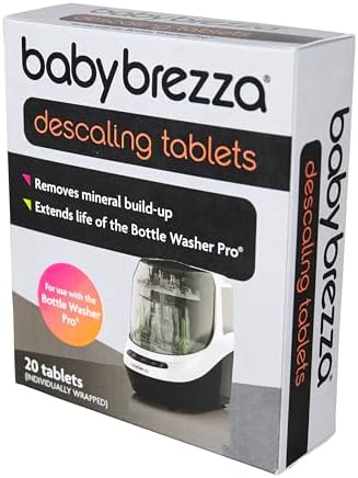 Baby Brezza Descaling Tablets Bottle Washer Pro and ALL BRANDS of Bottle Washers