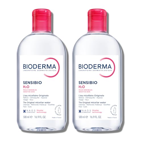 Bioderma - Sensibio - H2O Micellar Water - Makeup Remover Cleanser - Face Cleanser for Sensitive Skin