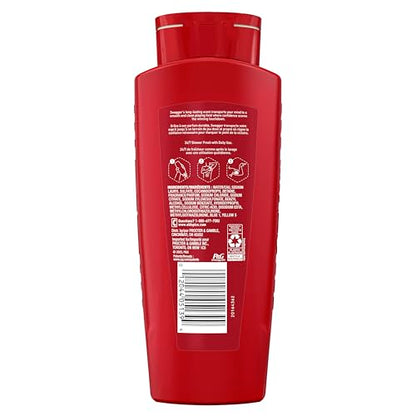 Old Spice Refreshing Body Wash for Men, 3X Defense, 24/7 Shower Fresh with Long Lasting Scent, Red Collection, Swagger with Cedarwood Scent, 24 oz (Pack of 4)