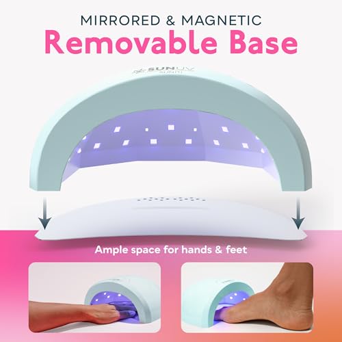 SUNUV Nail Dryer, UV Light for Gel Nail Polish Professional UV LED Lamp with 3 Timer Settings Art Tools Auto Sensor SUNone Blue