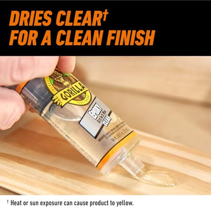 Gorilla 2 Part Epoxy, Clear Epoxy, 0.85 Ounce Syringe (Pack of 10) - 5 Minute Set, Incredibly Strong Bonding